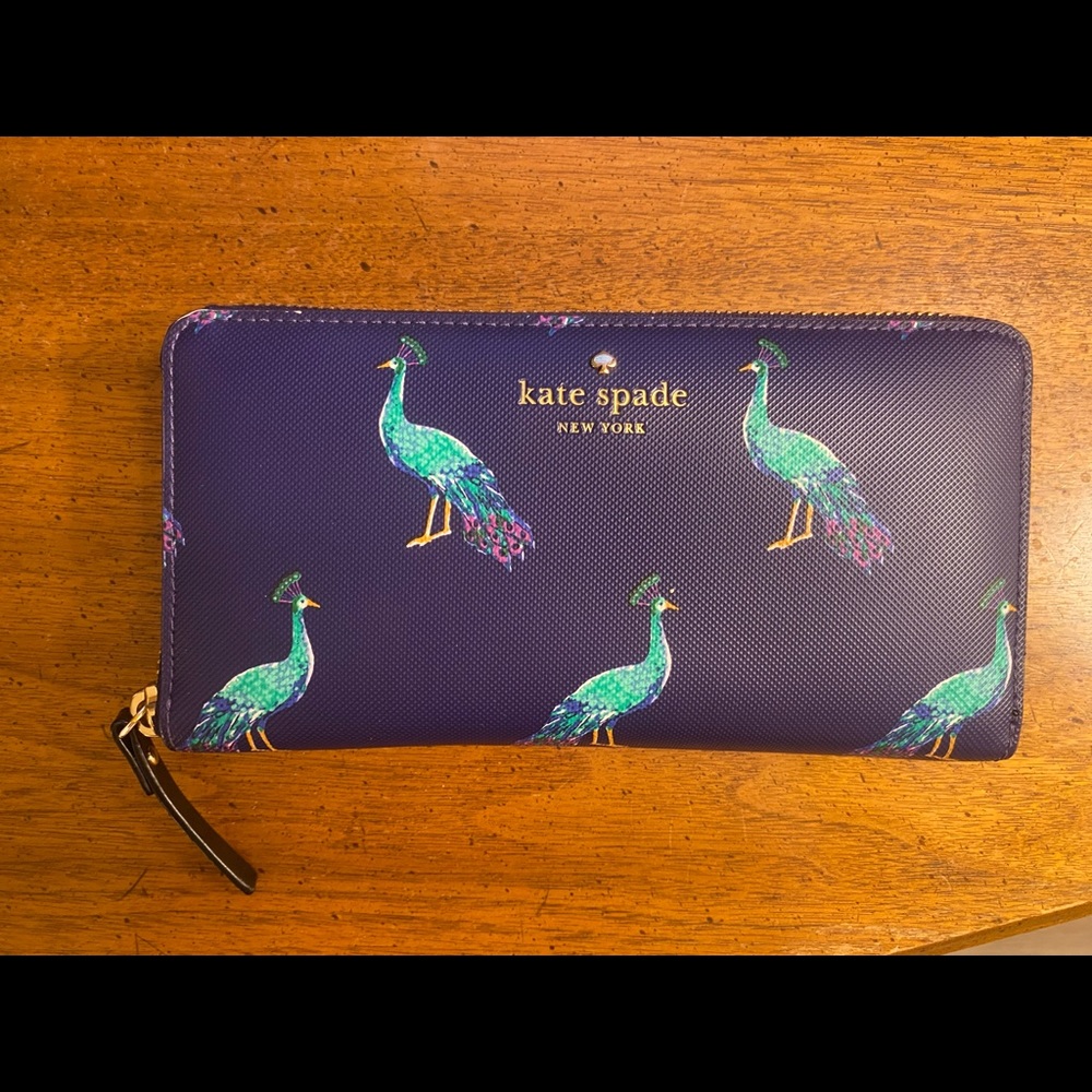 Kate Spade large zip around wallet